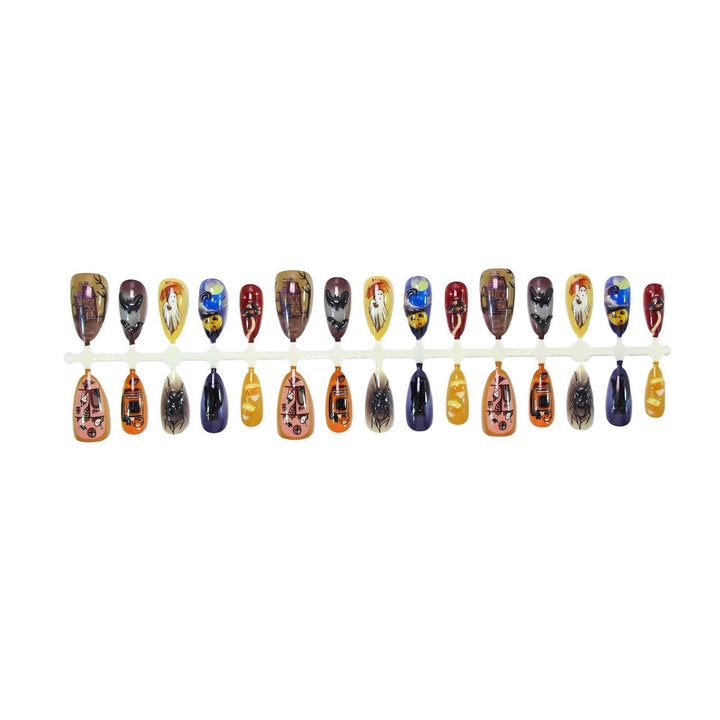 Themed Halloween Press-On Nail Art Set 1790636675