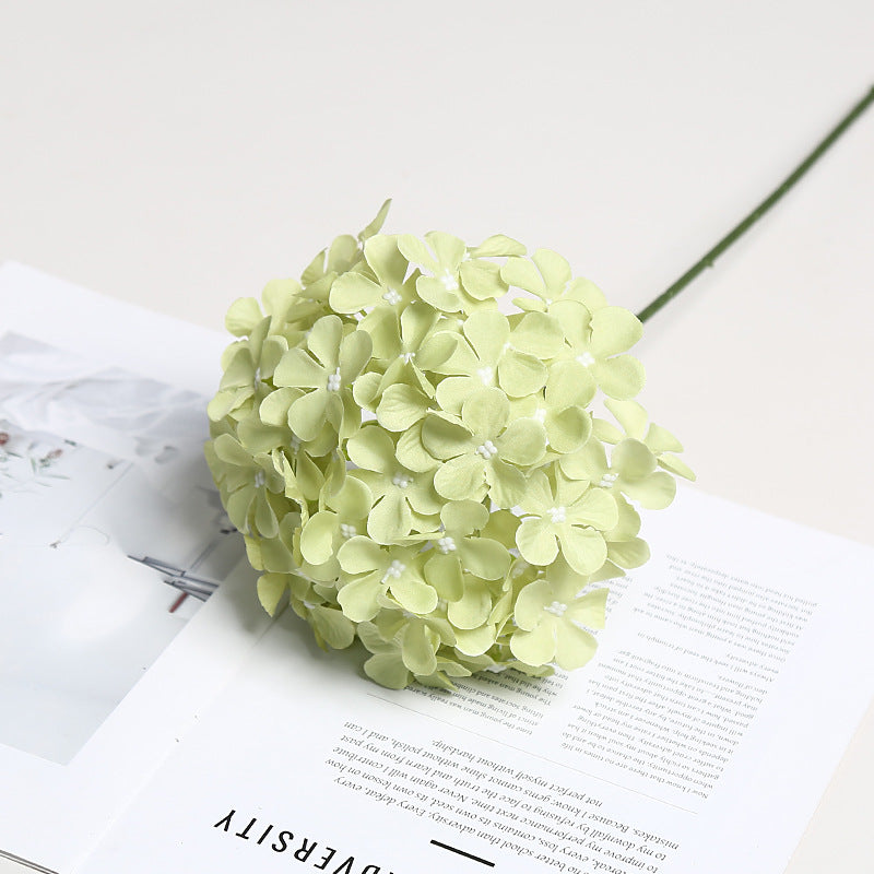 Realistic Floral Hydrangea Stem