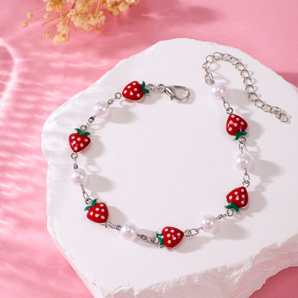 Strawberry Charm Bracelet Kalsten