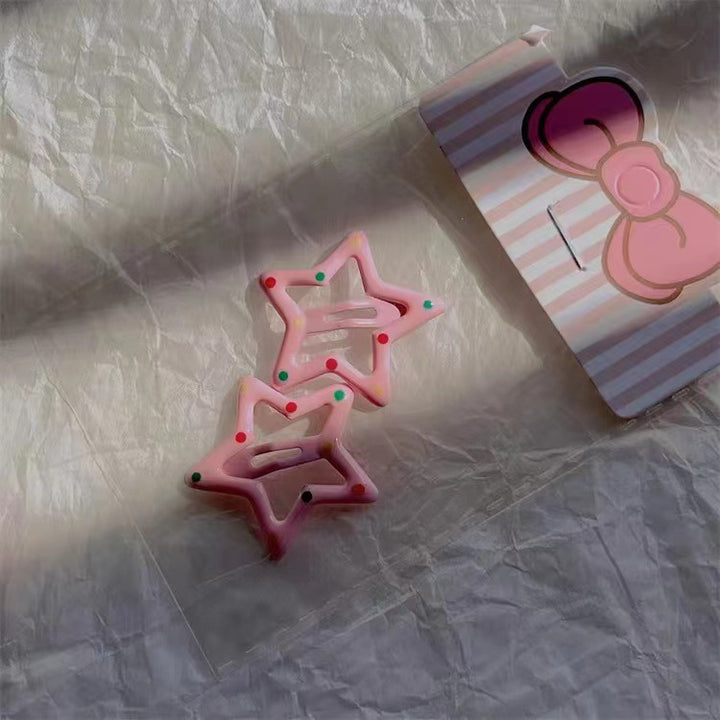 Playful Star-Shaped Hair Clips Kalsten