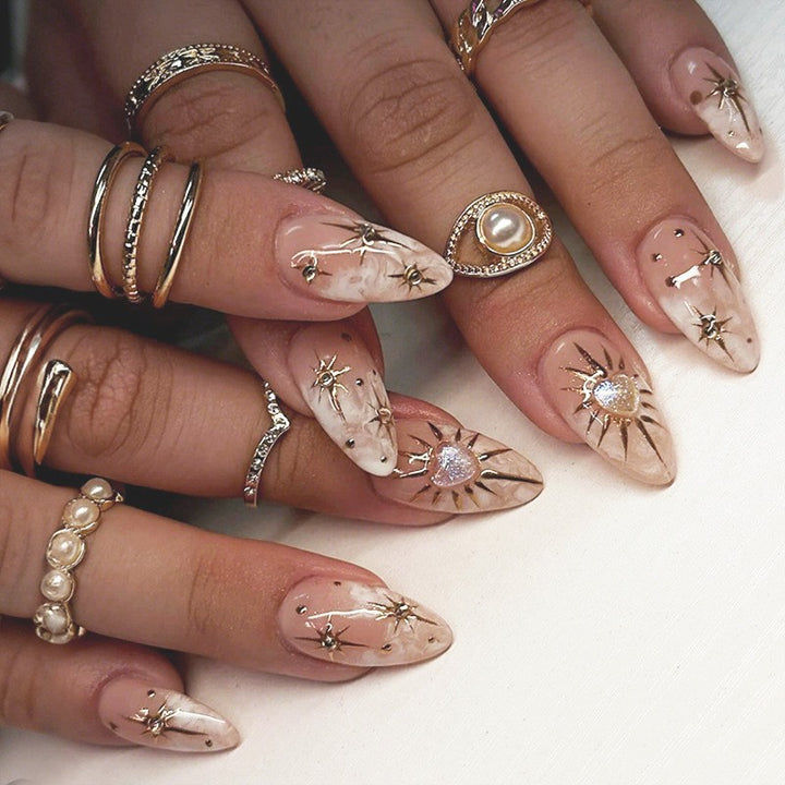 Decorative Press-On Nail Art Set Kalsten