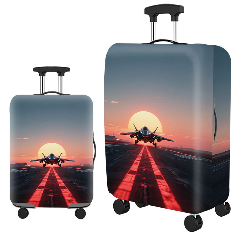 Unisex Hard-shell Suitcase with Playful Hedgehog Design Kalsten