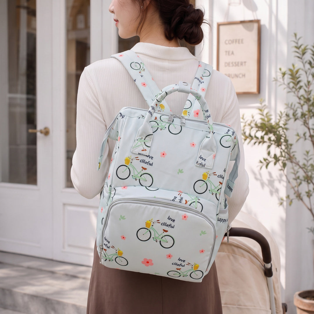 Playful Illustrated Backpack Kalsten