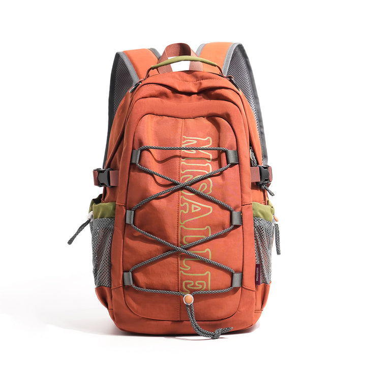 Unisex spacious leisure and travel backpack with padded laptop compartment and elastic front bungee Kalsten