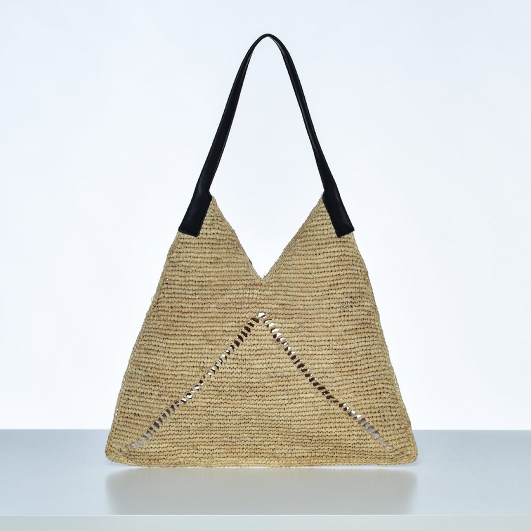 Knitted Shoulder Bag with Elegant Cut Kalsten