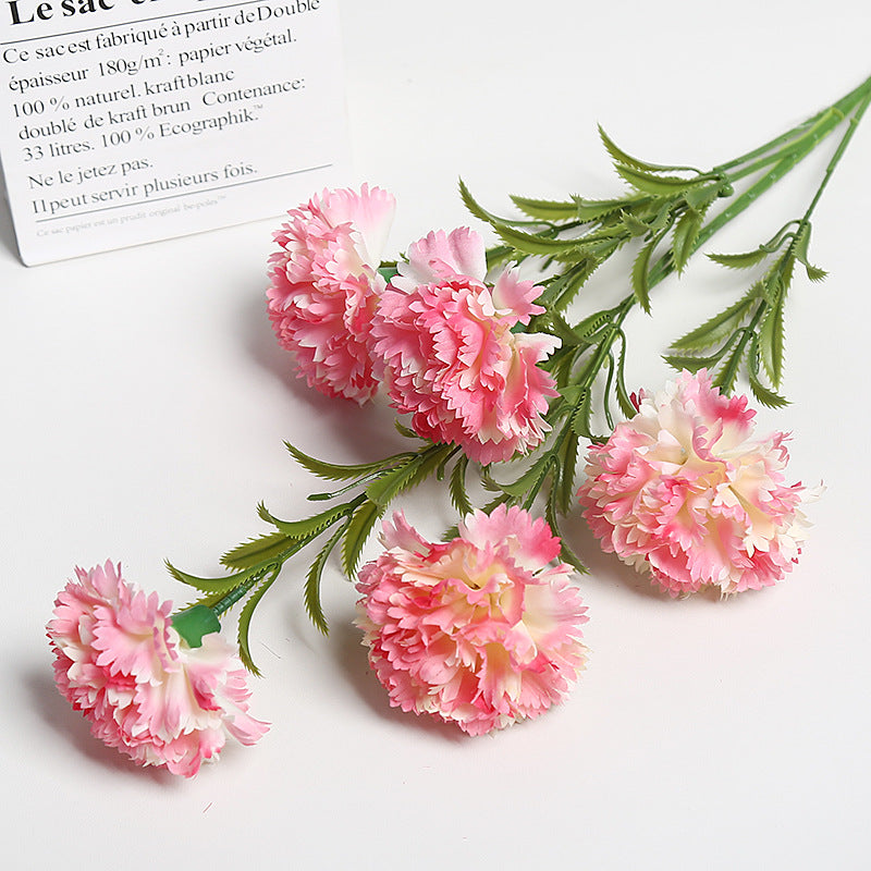 Realistic Floral Carnation Bouquet