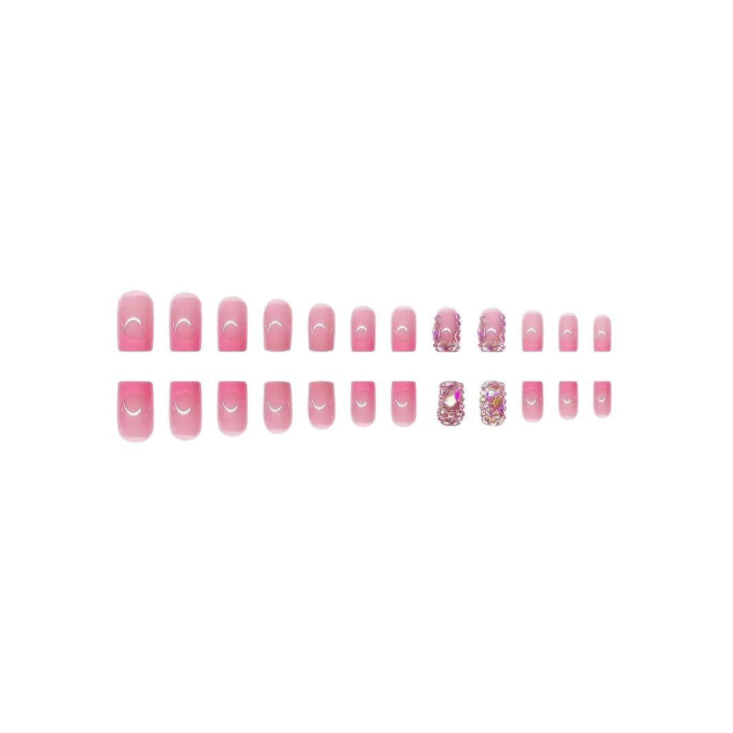 Decorative Nail Art Set with Rhinestone Accents Kalsten