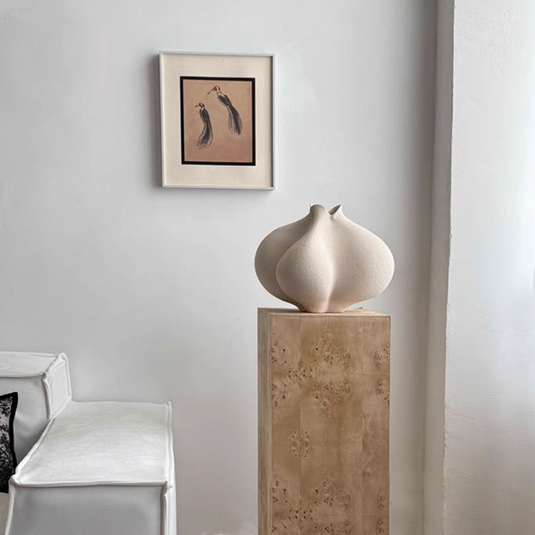 Organic-Shaped Decorative Vase