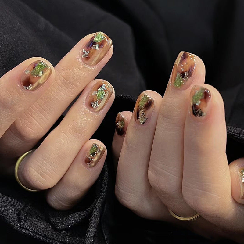 Artistic Press-On Nail Design Kalsten
