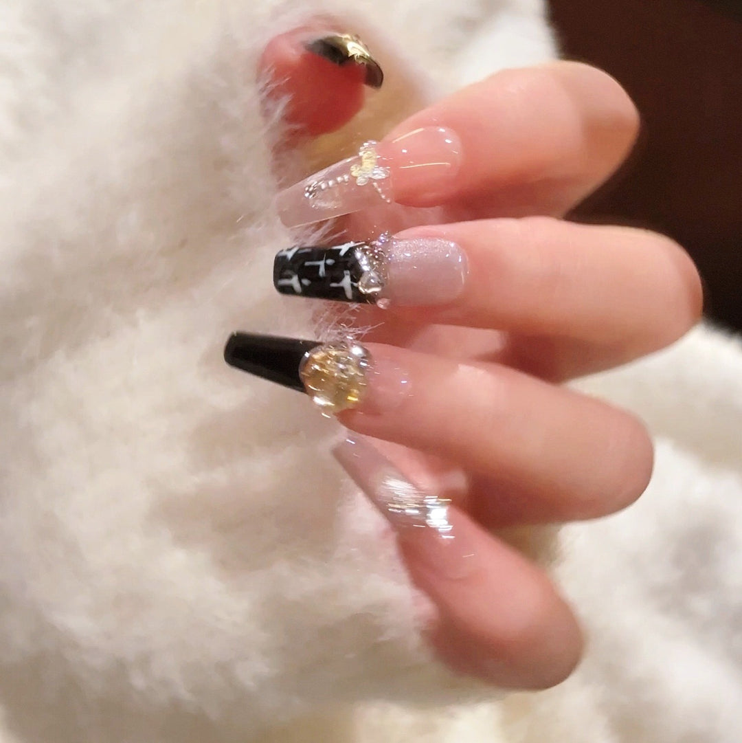 Trendy Acrylic Press-On Nail Extensions Kalsten