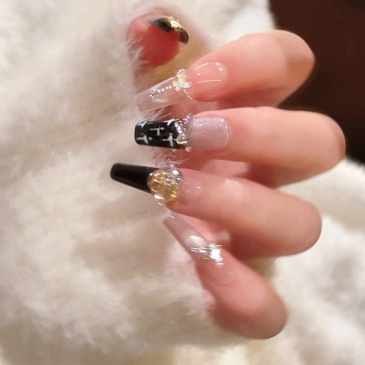 Trendy Acrylic Press-On Nail Extensions Kalsten