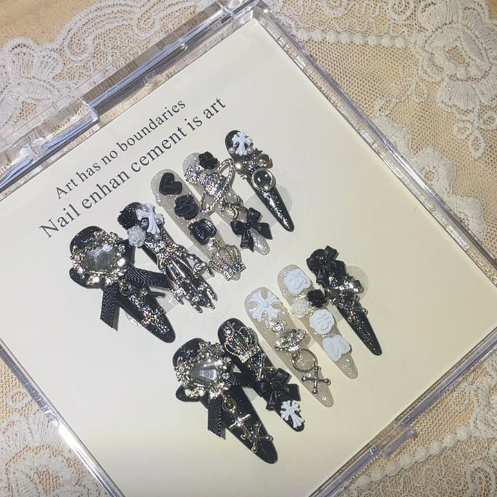 Artistic Nail Decoration Clips