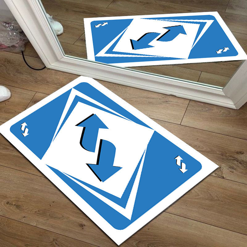 Fun and Whimsical Money-Themed Decorative Floor Mat