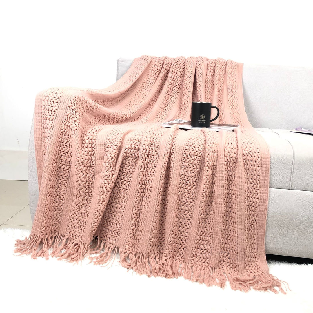 Cozy Knit Throw Blanket Kalsten