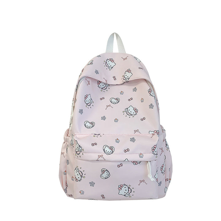 Cute Cartoon Character Print Backpack