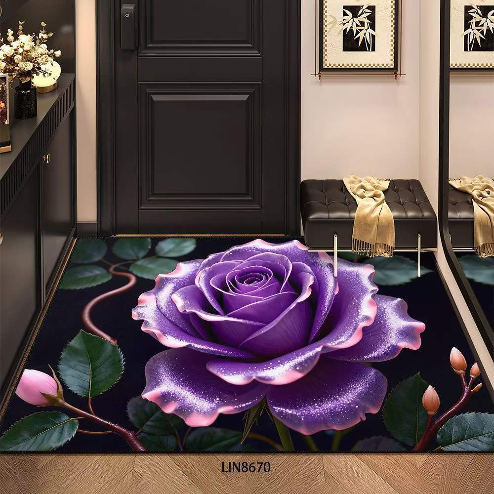 Floral Design Area Rug Kalsten