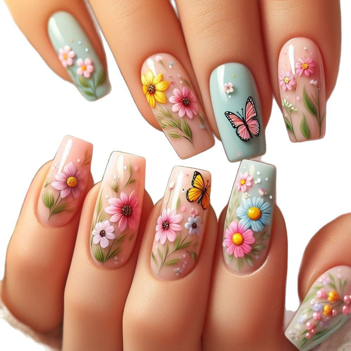 Floral Nail Art Design Kalsten 1789915300