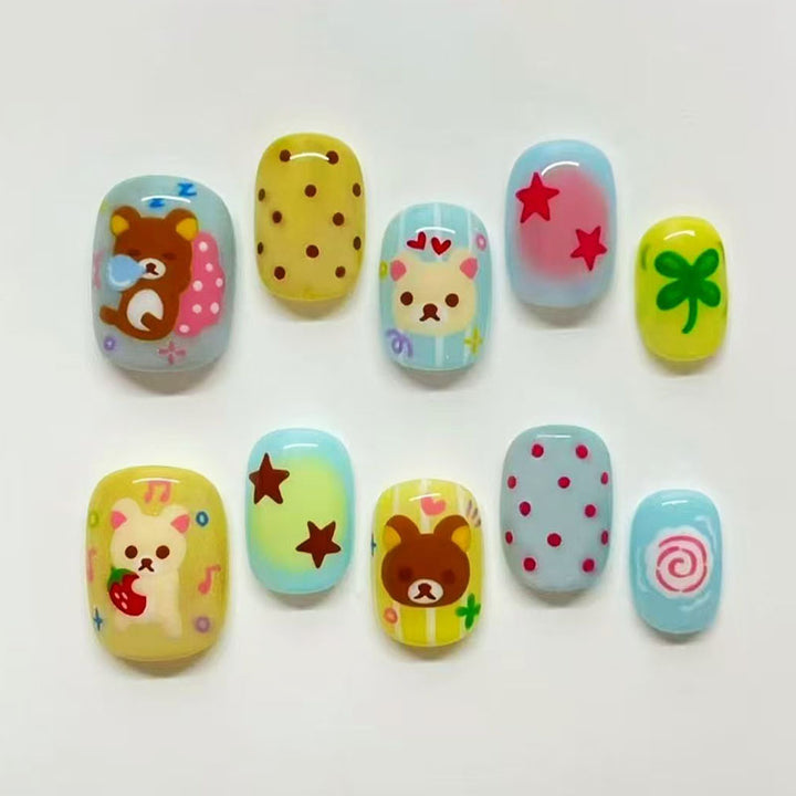 Playful Artistic Nail Art Design Set Kalsten