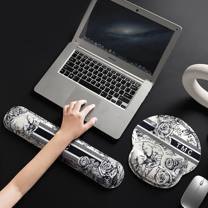 Artistic Floral Mouse Pad