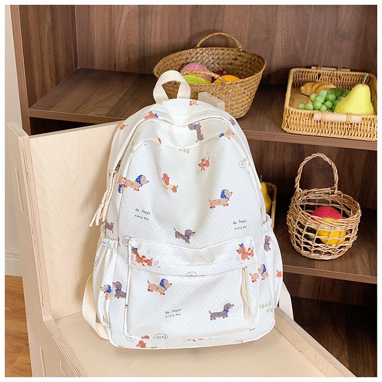 Backpack with Cute Dog Friend Design Kalsten