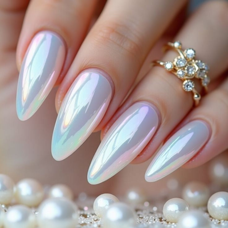 Artifical nails with Faceted Design Kalsten