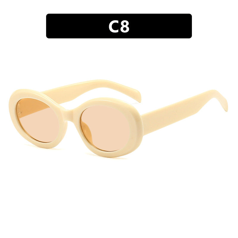Women's trendy, transparent sunglasses Kalsten