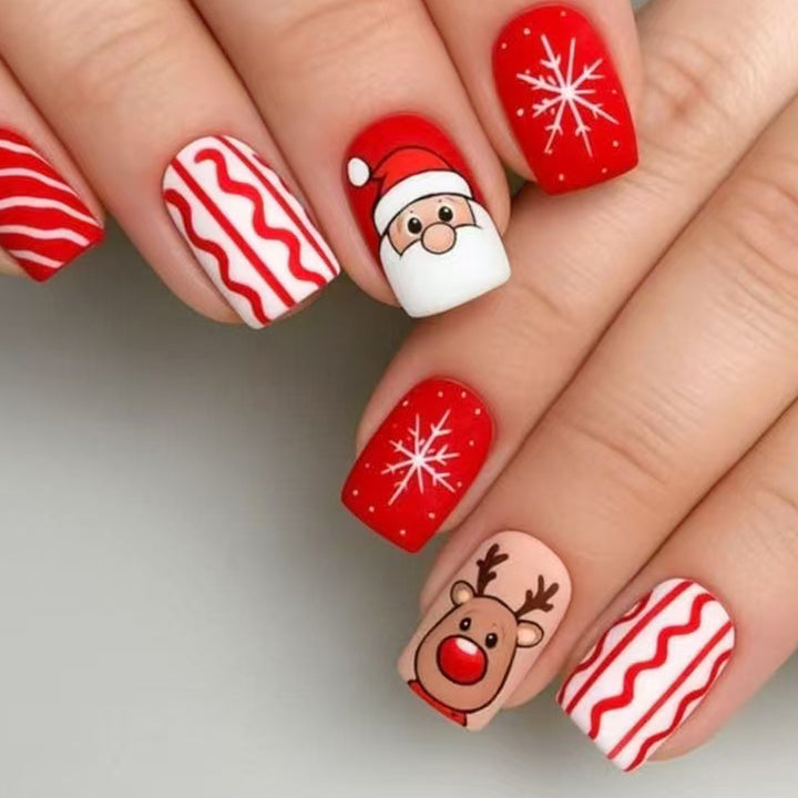 Creative Christmas Art Nails with Festive Designs Kalsten