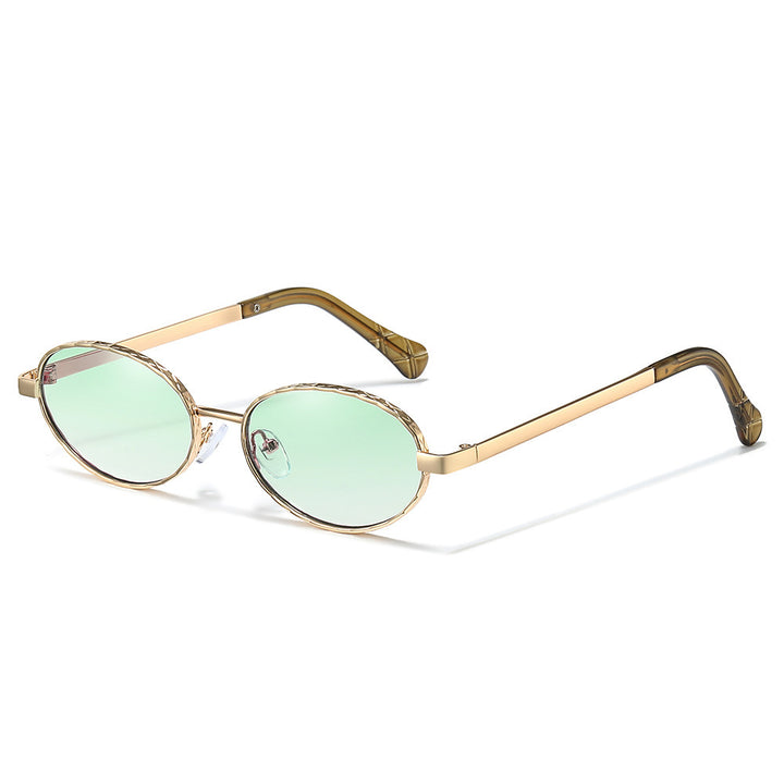 Sleek Oval Frame Sunglasses Kalsten