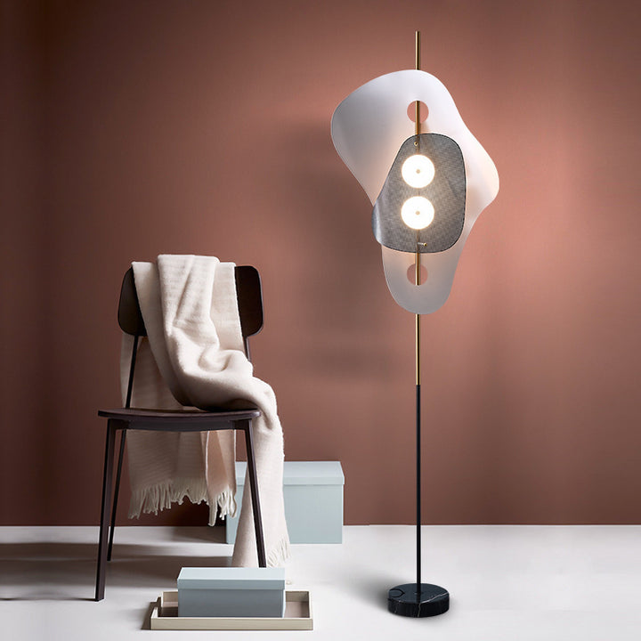 Abstract Floor Lamp with Unique Organic Design