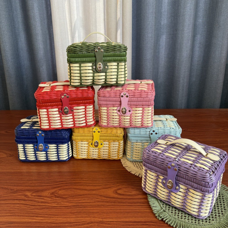 Vintage Picnic Storage Basket Kalsten