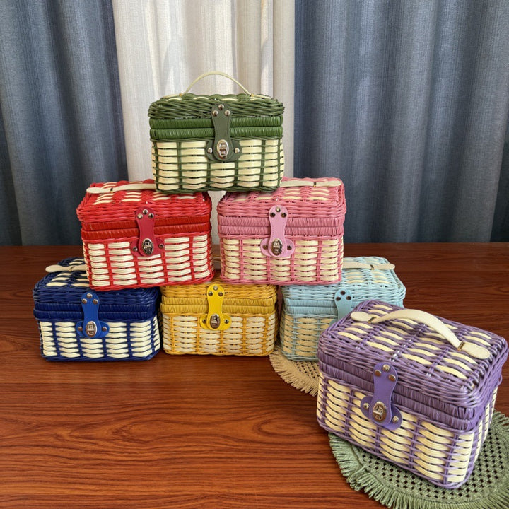 Vintage Picnic Storage Basket Kalsten