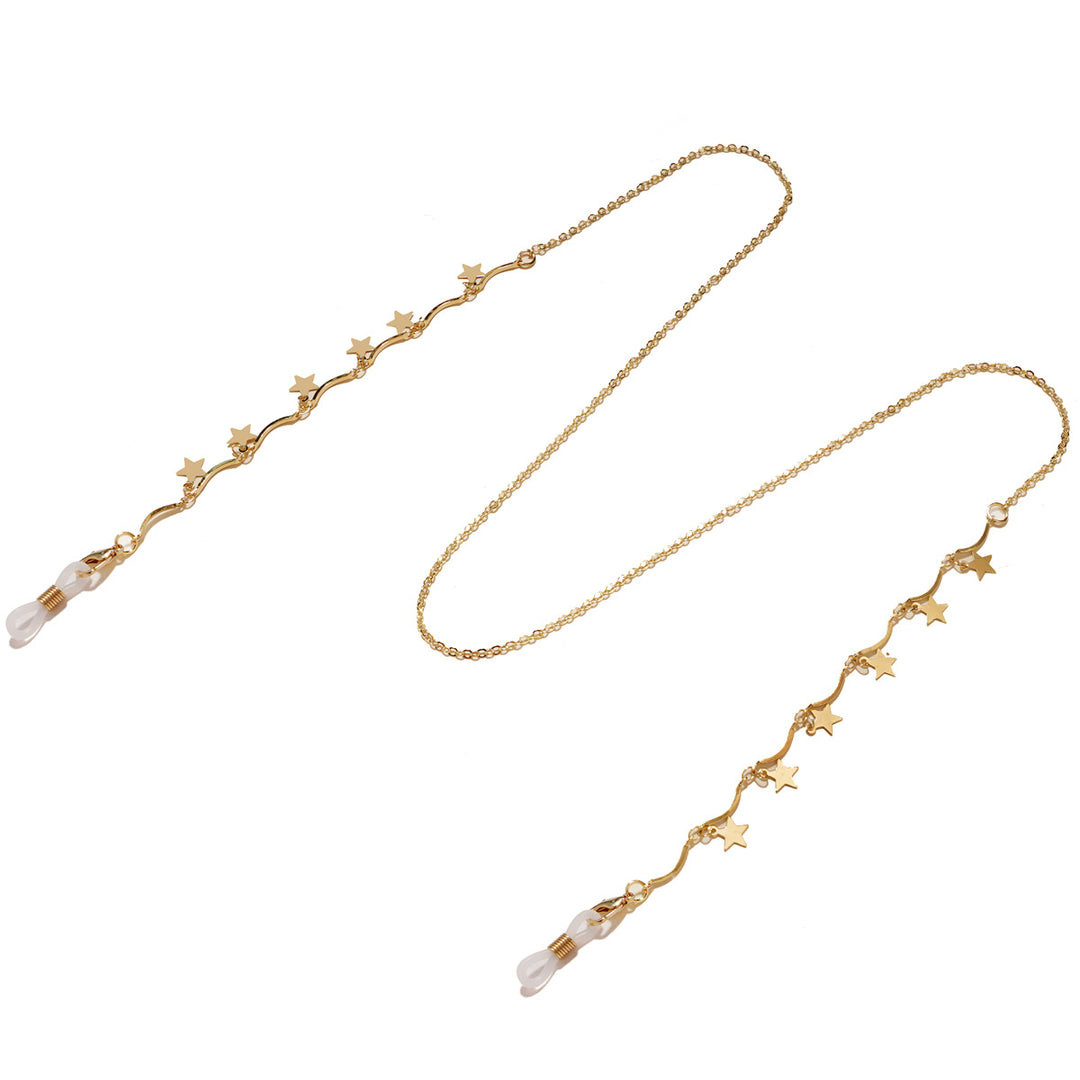 Fashionable Star-Embellished Eyewear Chain Kalsten