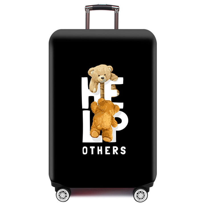 Cartoon Bear Design Hard Shell Luggage Kalsten