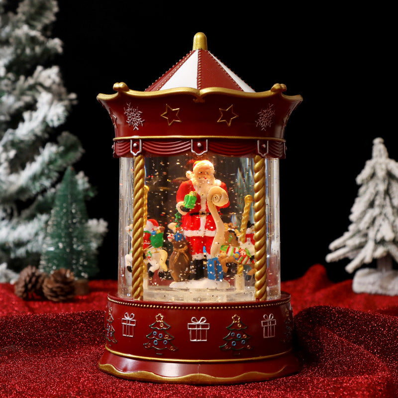 Nostalgic Christmas lantern with moving scenes Kalsten