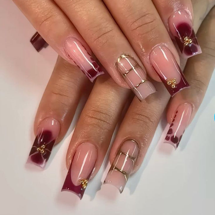 Elegant Decorative Press-On Nails Kalsten