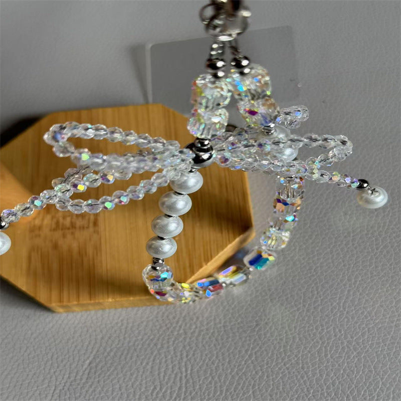 Elegant Beaded Charm Keychain Kalsten 1790135383