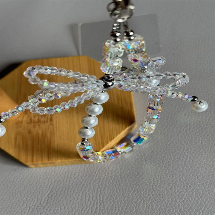 Elegant Beaded Charm Keychain Kalsten 1790135383