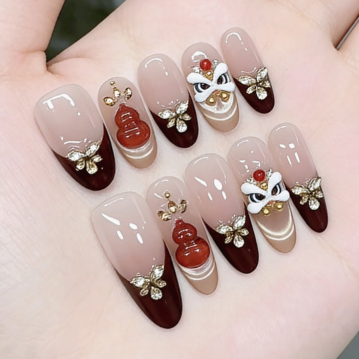 Artistic Themed Press-On Nails Kalsten 1787296084