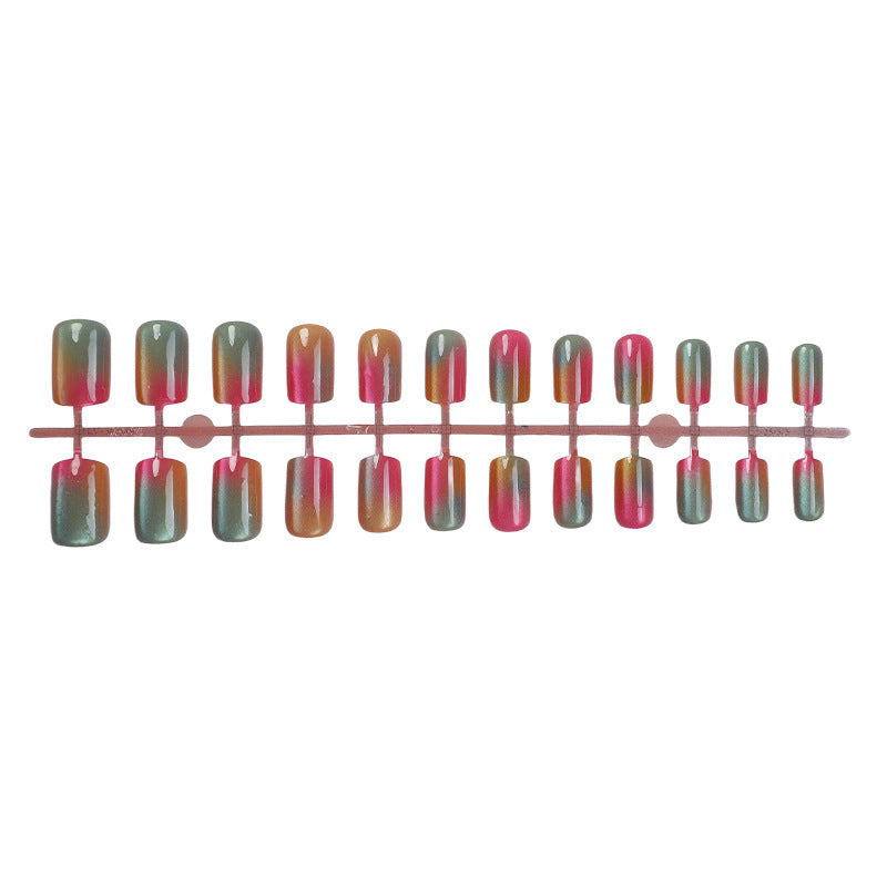 Acrylic nail set with gradient design Kalsten