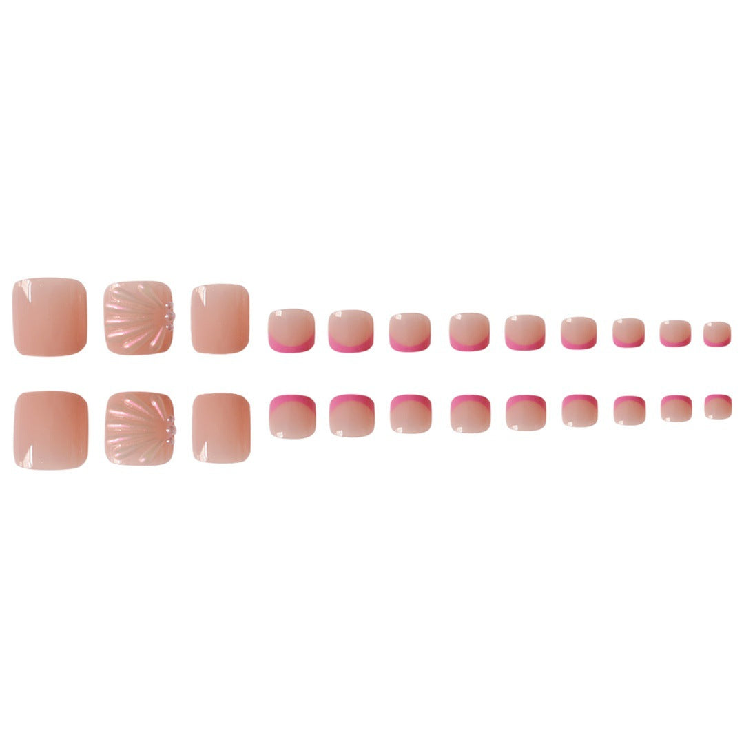 Artistic Press-On Toe Nail Art Extensions Kalsten