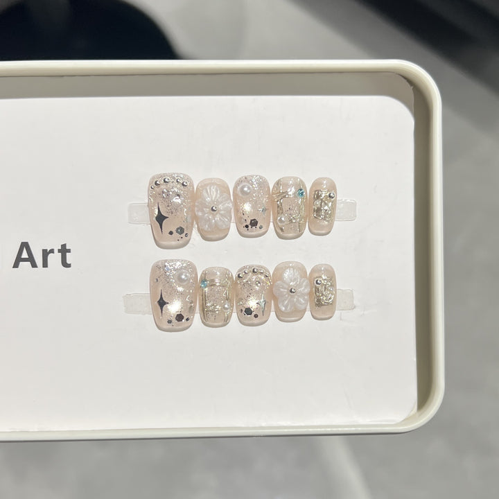 Decorative Acrylic Press-On Nail Art Set Kalsten