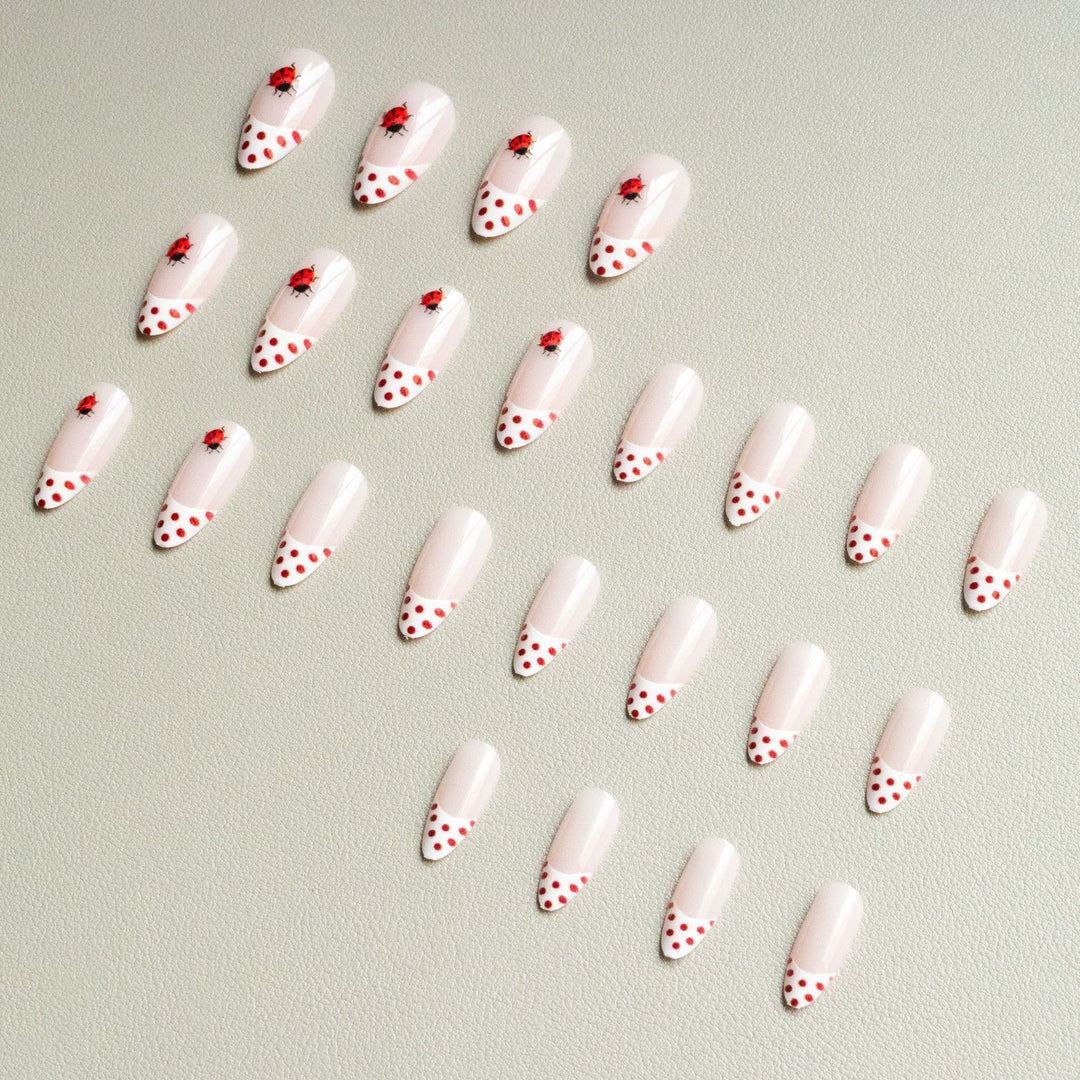 Artistic Ladybug-Themed Nail Art Kit