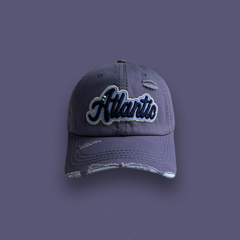 Vintage Distressed Cotton Baseball Cap