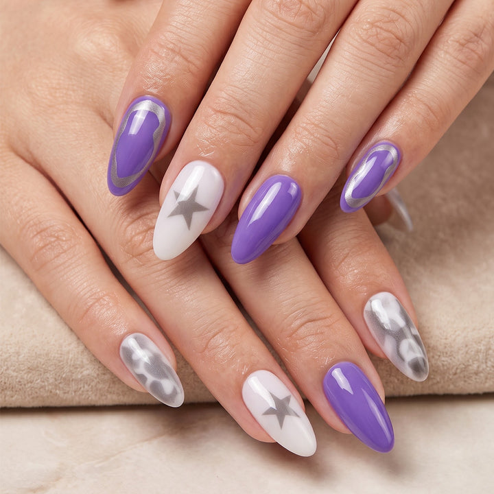 Stylish Press-On Nail Set