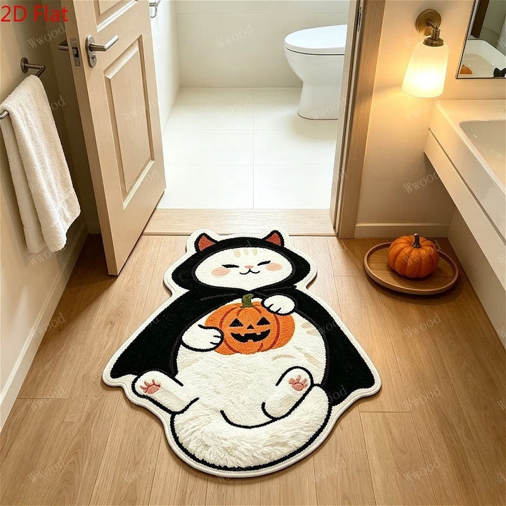 Cat-Themed Decorative Area Mat