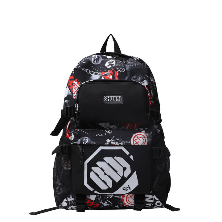 Graphic Print Backpack