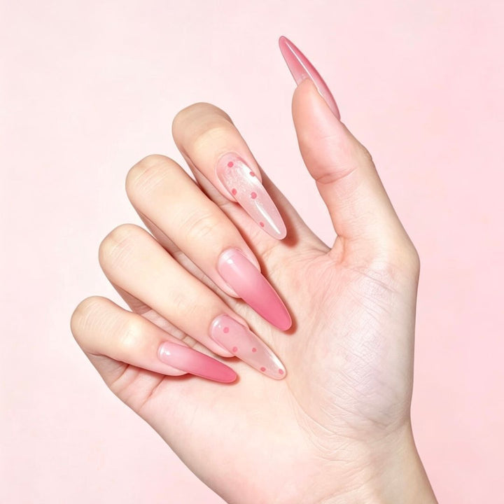 Artistic Long Stiletto Nail Enhancements Kalsten