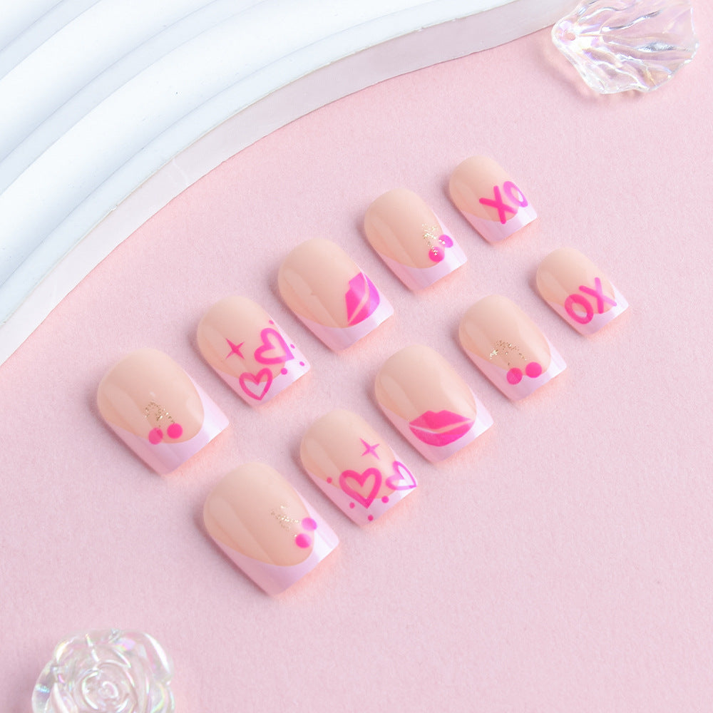 Artistic Abstract Press-On Nails Kalsten