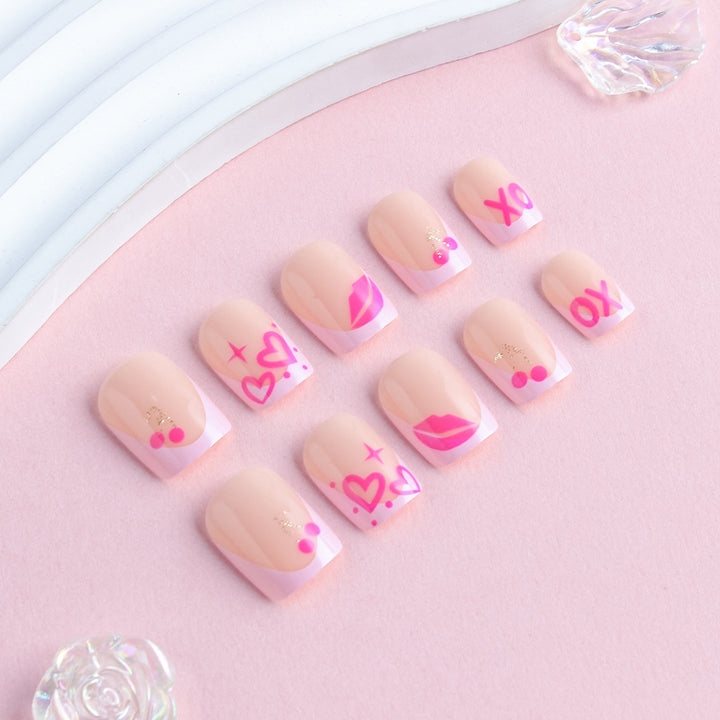Artistic Abstract Press-On Nails Kalsten
