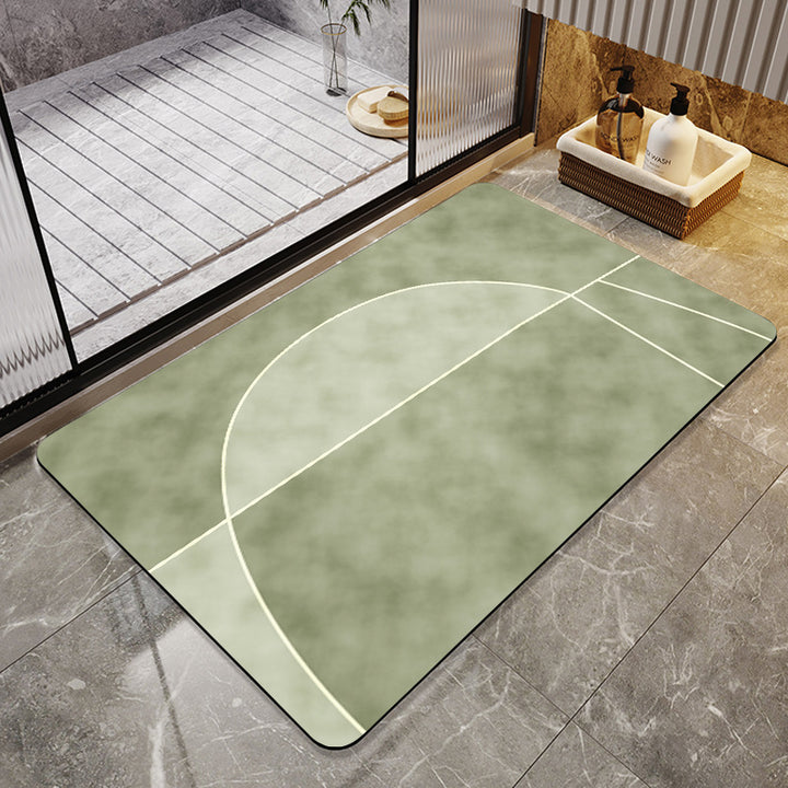 Abstract Modern Bath Mat Kalsten